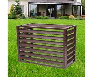 Cache Climatiseur Exterieur, Couvercle De Climatiseur, Cache Poubelle Exterieur, Cache Pompe A Chaleur Extérieur, Housse Climatiseur, Clôture En Aluminium Robuste For Jardin, Patio, Pelouse ( Color :