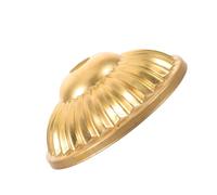 Cache de Décoration pour Plafonnier à Suspendre Rond en Cuivre Or 75 MM | Dissimule Trous de Fixation, Câblage et Base Lumineuse, Remplacement Facile, Style Rétro Vintage Moderne, Entretien Simple