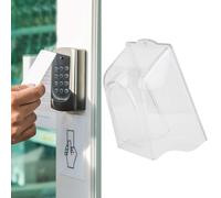Cache de protection contre la pluie pour sonnette, boîtier en plastique étanche, couvercle transparent pour sonnette