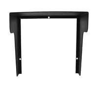 Cache de Sonnette en Métal Noir pour Contrôle D’accès, 13cm | L’éblouissement Uv, Large Ouverture, Usage Entrée Appartement et Maison, Design Moderne
