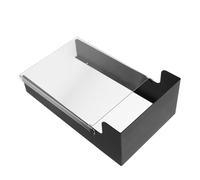 Cache de Sonnette Extérieure Noir Métal Acrylique Étanche | Fenêtre Transparente Hd, Pare-soleil, Protection Météo Complète, pour Vidéo Interphones et Usage Résidentiel