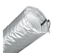 Cache de tuyau AC, couverture isolante, imperméable, lavable, portable | Bande isolante pour climatiseur pour hiver, extérieur, intérieur, fenêtre, garage, camping-car, chambre, maison