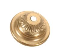 Cache Décoratif Rond en Cuivre Doré pour Plafonnier à Suspendre | Cache Trous et Câbles, Remplacement pour Base Usée, Installation Simple, Rehausse L’esthétique Intérieure