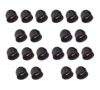 Cache écrou - M8 - Lot de 20 - Plastique - Couleur noire