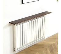 Cache-étagère de radiateur 180 cm avec supports - Élégant surmatelas de radiateur facile à installer, parfait pour la décoration de la maison, solution fonctionnelle et élégante pour cache-radiateur
