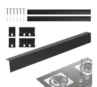 Cache-Fente pour Cuisinière - 29,92 pouces Couvre-Écart en Acier Inoxydable | Bande de Protection Résistante à la Chaleur - Protection de Cuisine contre les Déversements et les Taches, Durable,