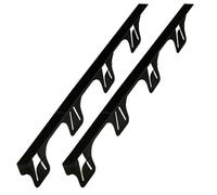 Cache-Fissure Cuisinière 2 Protections Réglables en Acier Inoxydable | Comble-Joint Ajustable en Acier Inoxydable pour Cuisinière et Four Pack Bandes Cache-Joints Résistantes à la Chaleur pour