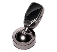 Cache joystick bouton démarrage voiture | d'aluminium, installation adhésive | Protecteur d'allumage bouton poussoir universel pour console centrale | Décoration intérieure créative