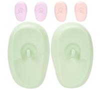 Cache-oreilles en Silicone 3 Paires, Lavables, pour Teinture Capillaire | Forme Épousant le Contour, Protège L’oreille des Taches et Gêne, Usage au Bac de Shampoing
