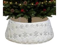 Cache-Pied pour Sapin de Noël Décor esthétique réutilisable en Peluche | Cache-pied pour support de sapin de Noël Maison salon ferme école intérieur extérieur fête