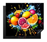 Cache Plaque 59x52 cm - Protection Plaque Induction Cuisson - Motif Fruit - KitchenYeah