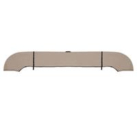 Cache-plaque de toit avec cadre carré et trou pour feu arrière, couleur beige