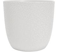 EDA Cache-pot OPALE 14,8 L Ø 29,5 x H.27,1 cm Blanc ivoire