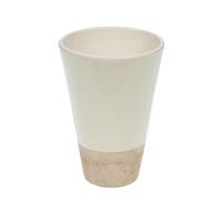 Cache pot Belga Ivoire 19 cm - Amadeus