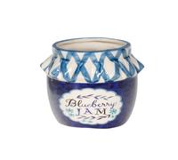 Cache pot confiture de myrtille H11 cm en céramique - Amadeus