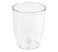 Cache-pot Coubi pour orchidée - Transparent - Hauteur : 18,5 cm
