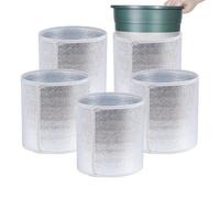 Cache-pot de fleurs réutilisable en feuille d'aluminium pour arbustes | Sac de protection pour pot de fleurs pour jardin, cour, balcon, extérieur, arbre fruitier, arbuste