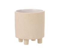 Cache-Pot Déco en Céramique "Sable" 16cm Beige
