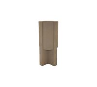 Pot De Fleurs D'Extérieur Moai 80,5 Cm - Pot De Fleurs Compact En Résine Avec Structure Solide Et Pieds Prononcés
