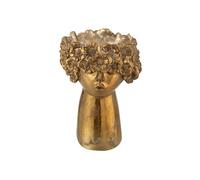 Cache-Pot Design Visage Nebu 27cm Or
