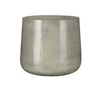 Cache-pot d'intérieur Mica Decorations Benson Gris clair Fer H24xl26xL26cm