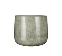 Mica Decorations Benson Pot de fleurs - H27 x Ø32 cm - Métal - Gris clair