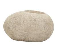 Mauro Ferretti – Vase – Stone – Effet pierre – Gris – 54,5 x 42,5 x 30 cm