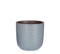 Cache-Pot En Céramique Bleu D19 Bleu