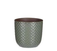 Cache-Pot En Céramique Vert D19 Vert