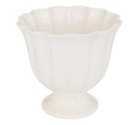 Atmosphera Cache-pot Fleur de rose H24 cm blanc