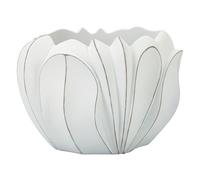 Cache-pot Mauro Ferretti Gardy Blanc 34,5x23,5 cm