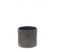 Cache pot Etna 18 cm H18D20 NR/MA - - Lou De Castellane