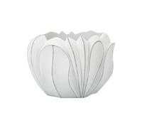 Mauro Ferretti Cache-pot Gardy Résine 34,5 x 23,5 cm Blanc