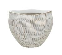Cache-pot Mauro Ferretti Doré 30,5x24,5 cm