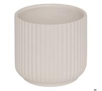 Atmosphera - Cache-pot Nuria céramique D13xH12cm - Blanc