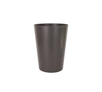 Cache pot ou pot de fleur haut rond couleur tendance gris anthracite, Ø 30 cm hauteur 40 cm
