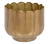 Cache pot pétal ""The floral"" D15cm or - Atmosphera Créateur d'intérieur