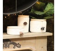 ° cache-pot pomme de pin - ø19 x ht.16 cm pour pot ø14.5