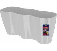 Cache-pot pour orchidées - Cache-pot - Pour orchidées - 35 cm - Gris clair