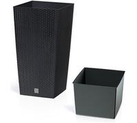 Marmite Rato 16,3 litres avec insert 22,5 x 22,5 x 42 cm en couleur anthracite