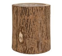 Cache-Pot Rond en Bois Berk 32cm Naturel