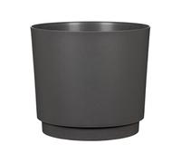Cache-pot rond Scheurich PLANO Gris anthracite 25 cm 7 L