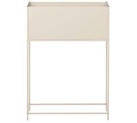 Cache-pot sur pied TAPIEN Métal 70 cm Beige