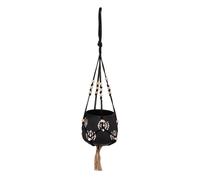 Cache-Pot Suspendu Tropique Australe 55cm Noir