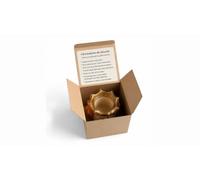 Cache-Pot Visage de Reine en Plâtre de Paris, Couronne Dorée