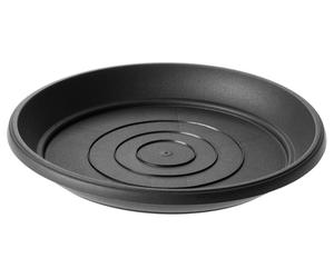 Cache-pots - Sous-pots pour pots de fleurs - Ronds, 33 cm - Plastique - Lot de 10 pièces - Anthracite