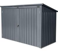 Cache poubelles triple - 3 x 240 L