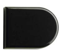 Cache pour charnière Intermat 9904 - allongé - noir HETTICH