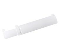 Cache pour climatiseur, design télescopique, régulation du flux d'air incurvée, couleur : blanc