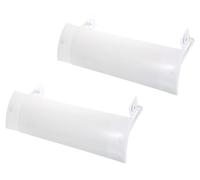 Cache pour climatiseur, dimensions 570 x 1030 mm, lot de 2, en plastique, blanc